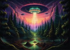 Trippy Puzzle Co - 1000 Piece Jigsaw Puzzle for Adults - Impossible Hard Difficult Challenging Puzzles for Adults - Paranormal Collection (Earthly Encounter)