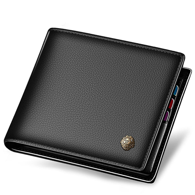 LAORENTOU Mens Wallet Genuine Leather Mens Bifold Wallets
