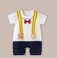 Lightweight Cotton Short Sleeve Baby Romper