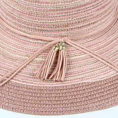 Summer Women's Foldable Wide-Brim Sun Hat for Outdoors