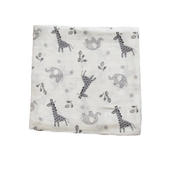 Bamboo Muslin Neutral Receiving Swaddle Blanket