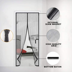 Magnetic Screen Door Curtain for Mosquito Protection