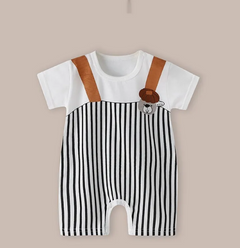 Lightweight Cotton Short Sleeve Baby Romper