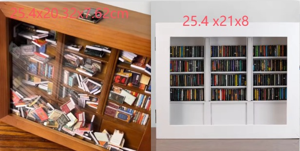 Miniature Book Lover's Shelf