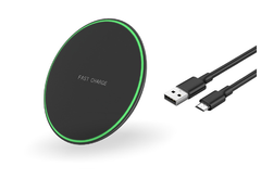 Fast Wireless Charging Pad — iPhone & Samsung