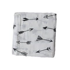 Bamboo Muslin Neutral Receiving Swaddle Blanket